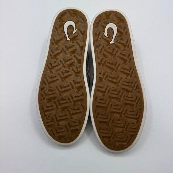 Olukai Pehuea Womens Slip-On Shoes Gray US 8.5 Lightweight Casual Textile & Rubb - Picture 6 of 10